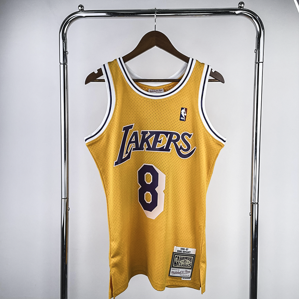 Regata Mitchell & Ness Los Angeles Lakers 1984-1985 Amarela