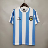 Camisa Seleção Argentina - Home - 1986/1987 - Retrô - Masculino - Jogador - Camisa I