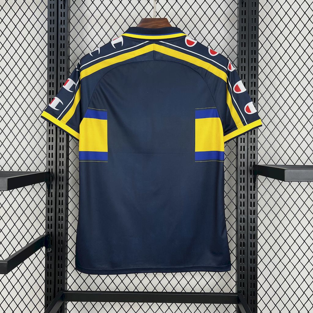Camisa Parma Retrô 1999/00 Away Azul e Amarela