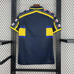 Camisa Parma Retrô 1999/00 Away Azul e Amarela