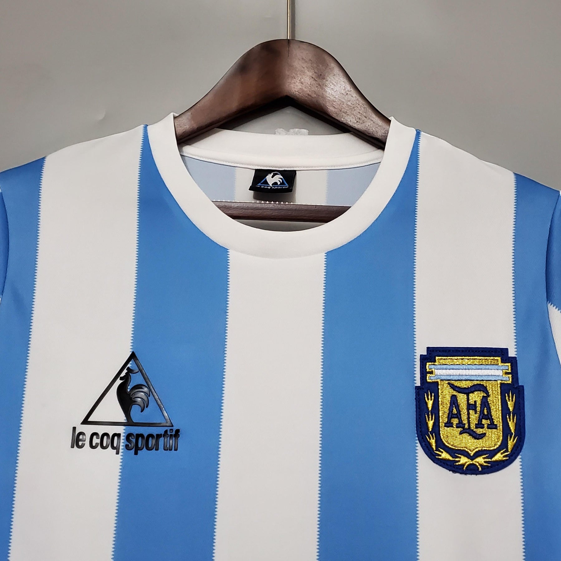 Camisa Seleção Argentina - Home - 1986/1987 - Retrô - Masculino - Jogador - Camisa I