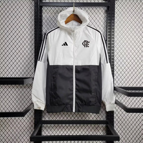 Corta Vento Flamengo 24/25 - Branco e Preto