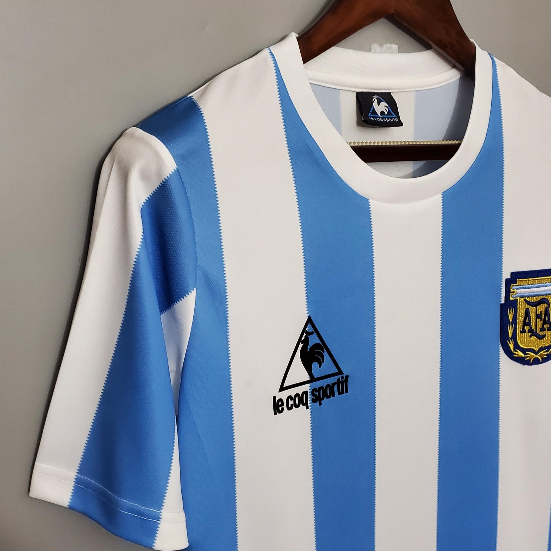 Camisa Seleção Argentina - Home - 1986/1987 - Retrô - Masculino - Jogador - Camisa I