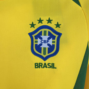 Camisa Retrô Seleção Brasil 2002/02 Home