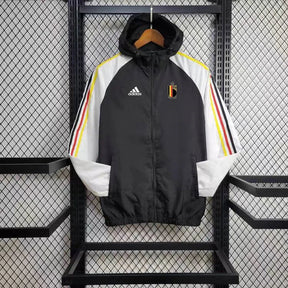Corta Vento Bélgica 24/25 - Preto e Branco