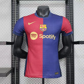 Camisa Barcelona - 2024/25 - Home - Jogador - Masculino - Camisa I