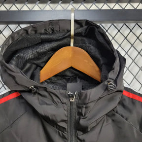 Corta Vento Bélgica 24/25 - Preto e Vermelho